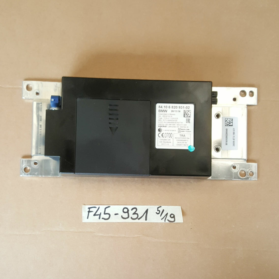 BMW F45 F46 F20 F30 Bluetooth Control Modul Telematik Steuergerät TCB 6820931 – Bild 1