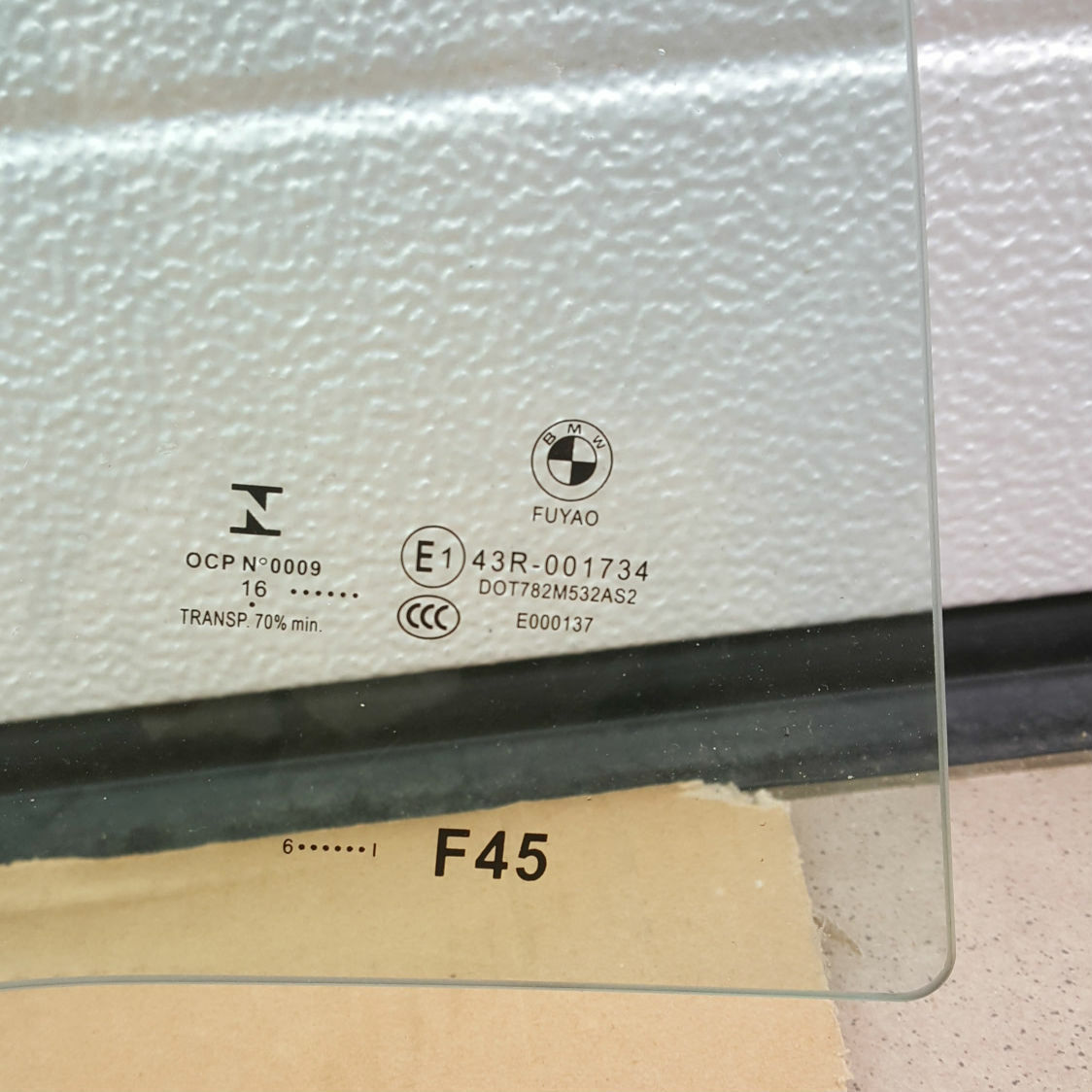 BMW 2er F45 Active Tourer Seiten Glas Scheibe Beifahrer Tür HINTEN RECHTS – Bild 2