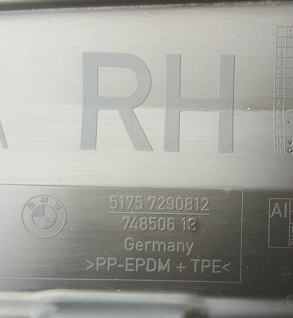 BMW 2er F45 Unterfahrschutz Platte Unterbodenverkleidung Tank rechts 7290812 – Bild 2