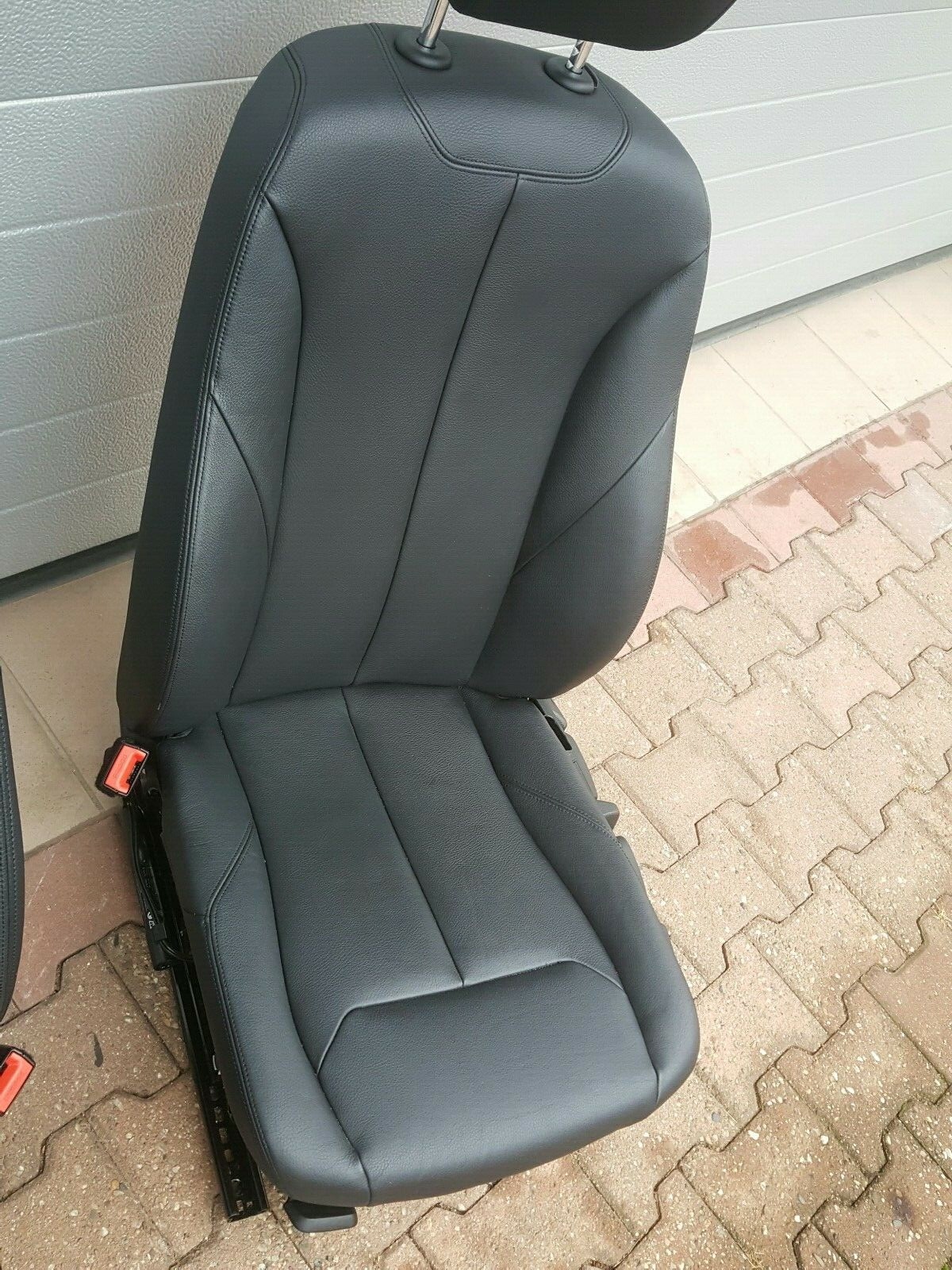 BMW F30 F31 Beifahrer Sitz Leder Dakota schwarz Airbag Sitzheizung VORNE RECHTS – Bild 3