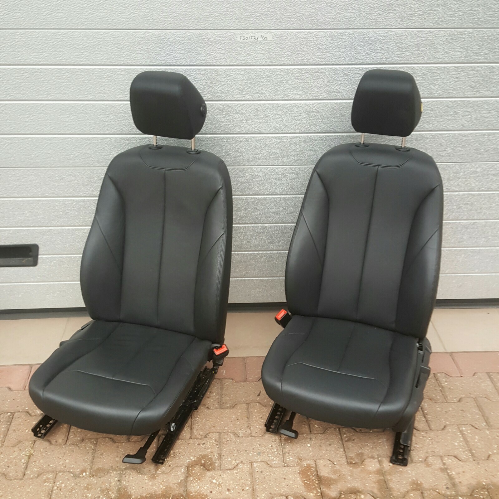 BMW F30 F31 Beifahrer Sitz Leder Dakota schwarz Airbag Sitzheizung VORNE RECHTS – Bild 6