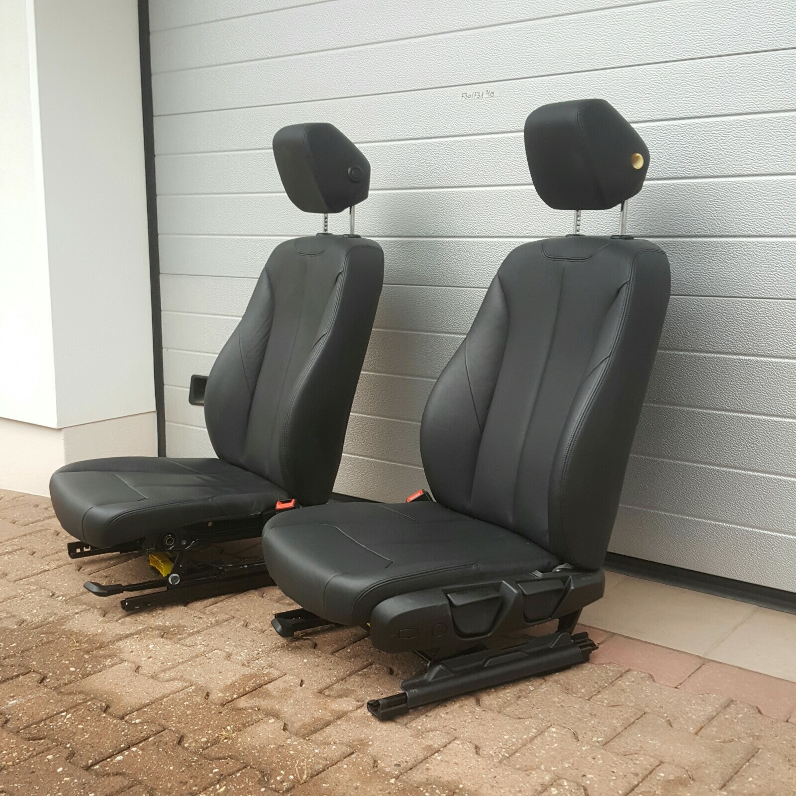 BMW F30 F31 Beifahrer Sitz Leder Dakota schwarz Airbag Sitzheizung VORNE RECHTS – Bild 7