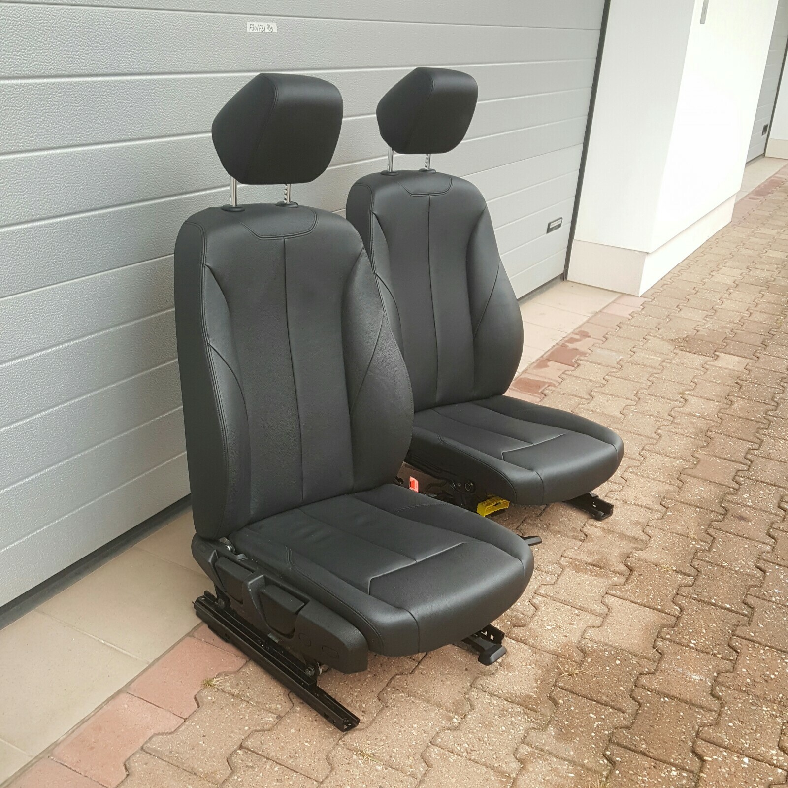BMW F30 F31 Beifahrer Sitz Leder Dakota schwarz Airbag Sitzheizung VORNE RECHTS – Bild 8