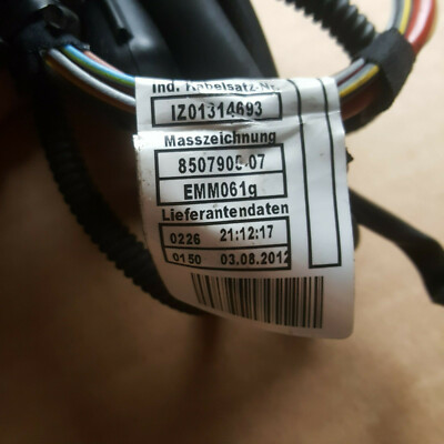 BMW F30 F31 F34 F20 F21 Motor Getriebe Kabel 8507905 Schaltgetriebe Kabelbaum