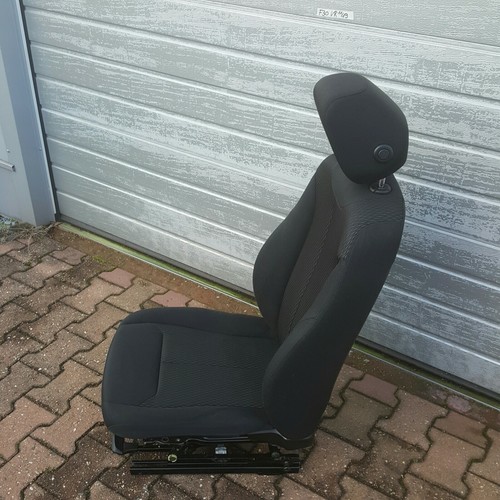 BMW F30 F31 F34 Beifahrer Sitz Stoff schwarz grau anthrazit Airbag VORNE RECHTS  – Bild 3