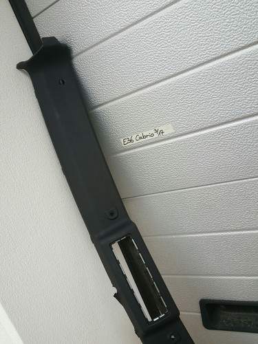 BMW E36 Cabrio Blende Windlauf oben Innen Verkleidung Dach Himmel Leiste 8163323 – Bild 3