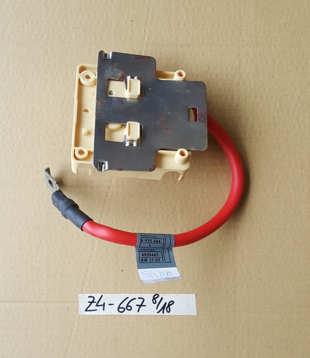 BMW Z4 E85 Batterie Kabel Plus  6935667 Stromverteiler 