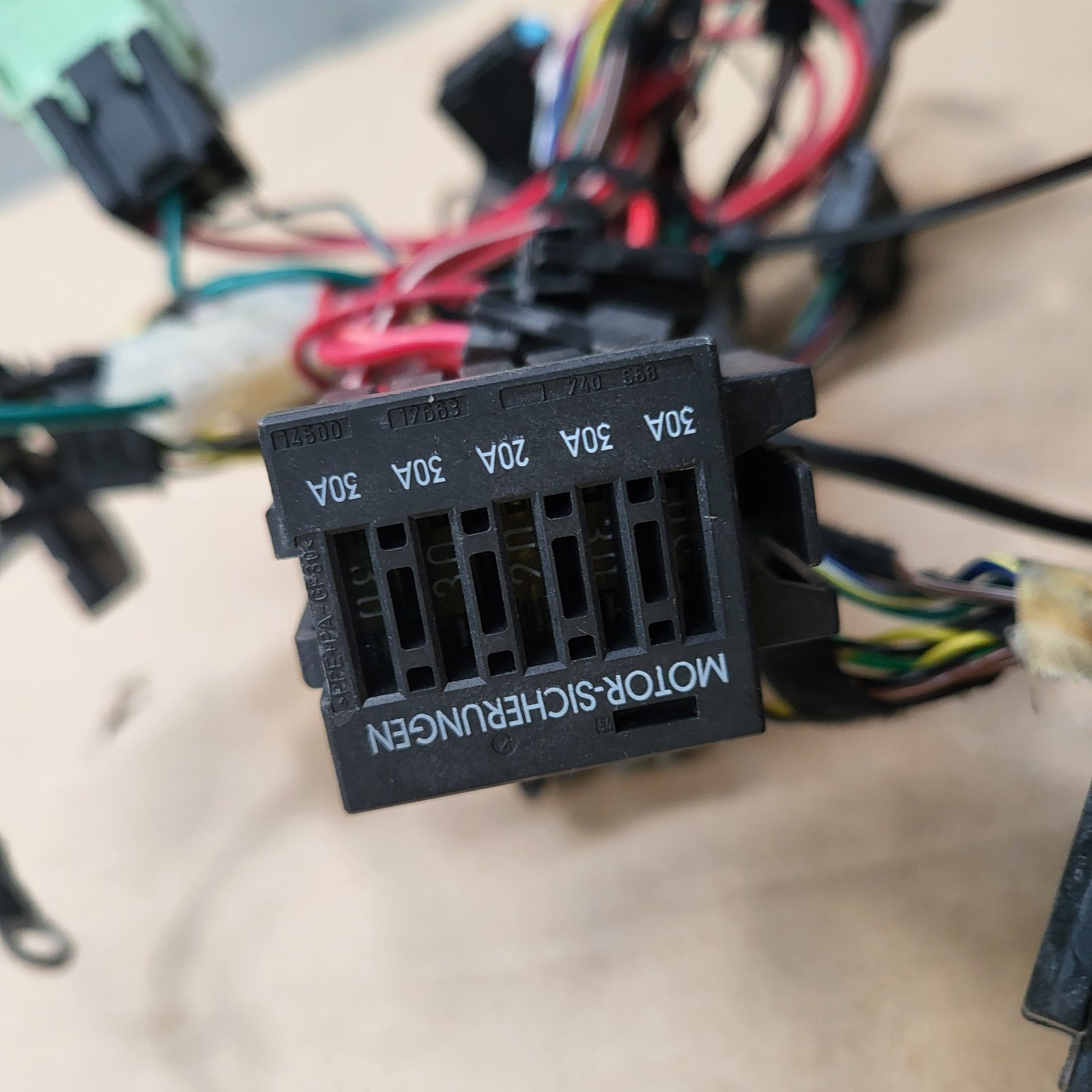 BMW Z3 Kabelbaum Motor Zündmodul 1438583 Motor Kabel Stecker M43 / 87 Kw 118 PS – Bild 3