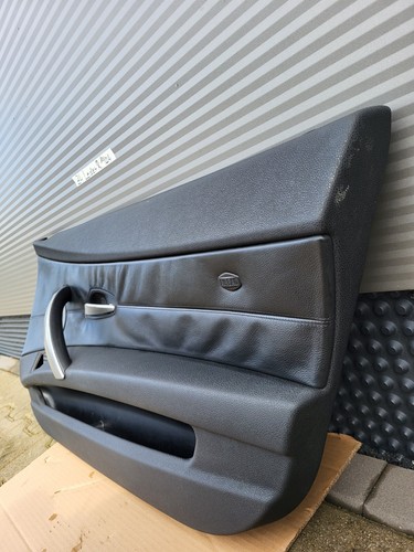 BMW Z4 E85 E86 Tür Verkleidung Türtafel Türpappe Leder RECHTS schwarz – Bild 5