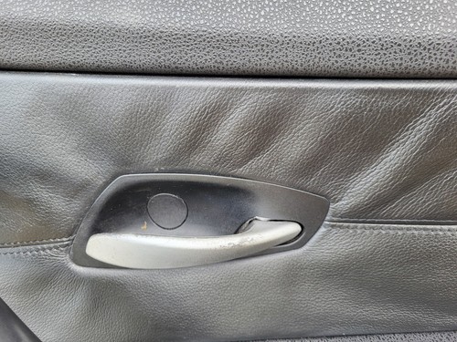 BMW Z4 E85 E86 Tür Verkleidung Türtafel Türpappe Leder RECHTS schwarz – Bild 6