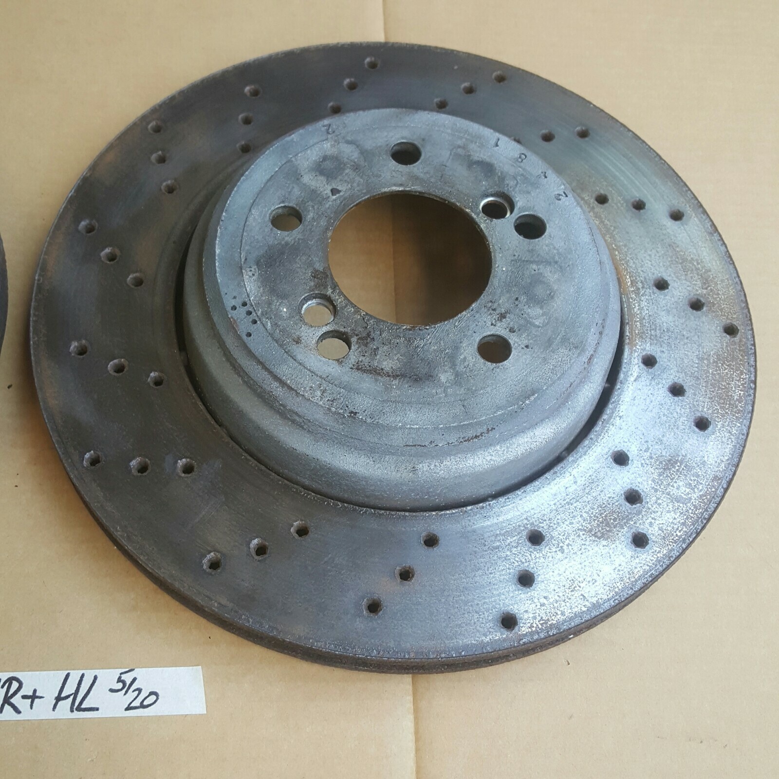 BMW E90 E92 E93 M3 Bremsscheiben Bremsscheibe belüftet HINTEN rechts + links  – Bild 3