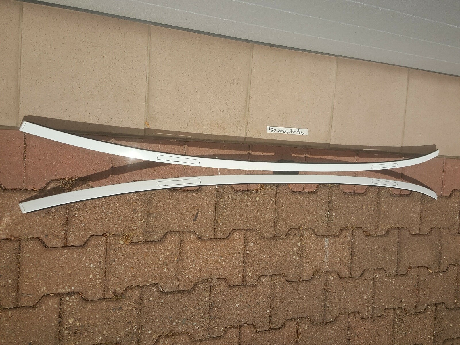 BMW F30 Dachleisten Zierleiste Dach oben rechts links  Alpin weiss ABHOLUNG – Bild 1