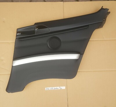 BMW E92 Seiten Verkleidung innen HINTEN RECHTS Leder schwarz ohne Gurtbringer  – Bild 1