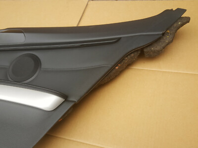 BMW E92 Seiten Verkleidung innen HINTEN RECHTS Leder schwarz ohne Gurtbringer  – Bild 3