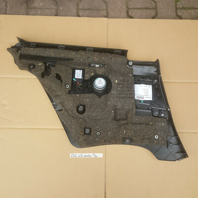 BMW E92 Seiten Verkleidung innen HINTEN RECHTS Leder schwarz ohne Gurtbringer  – Bild 4