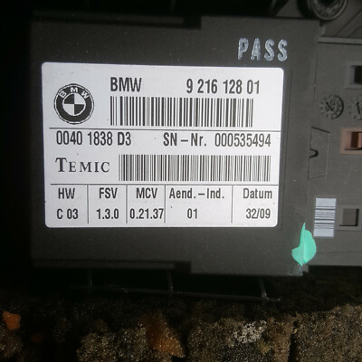 BMW E92 Seiten Verkleidung innen HINTEN RECHTS Leder schwarz ohne Gurtbringer  – Bild 6