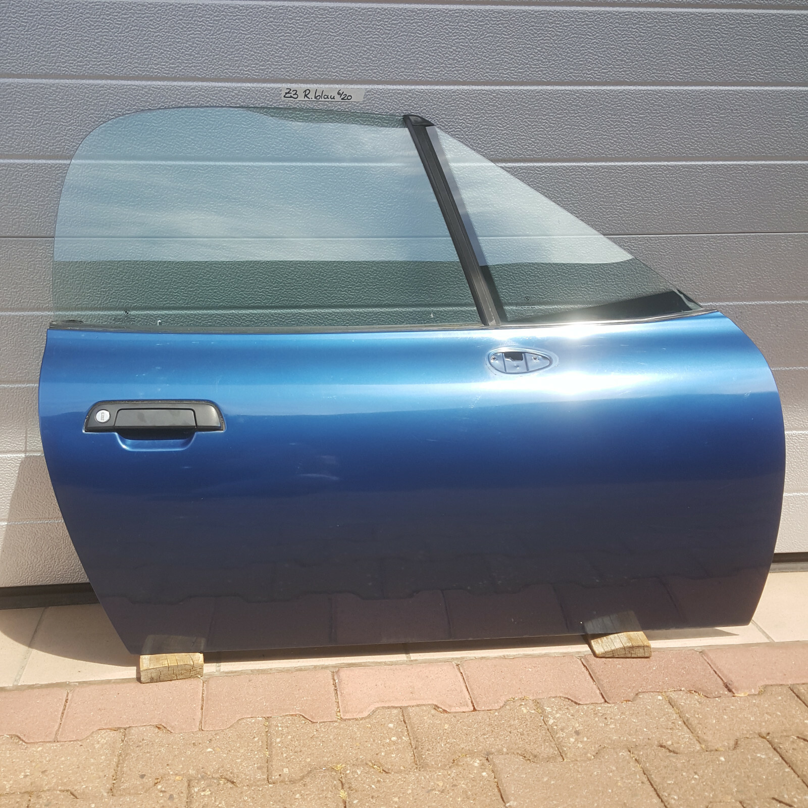 BMW Z3 Coupe + Roadster Beifahrer Tür RECHTS  Topas blau metallic ABHOLUNG 