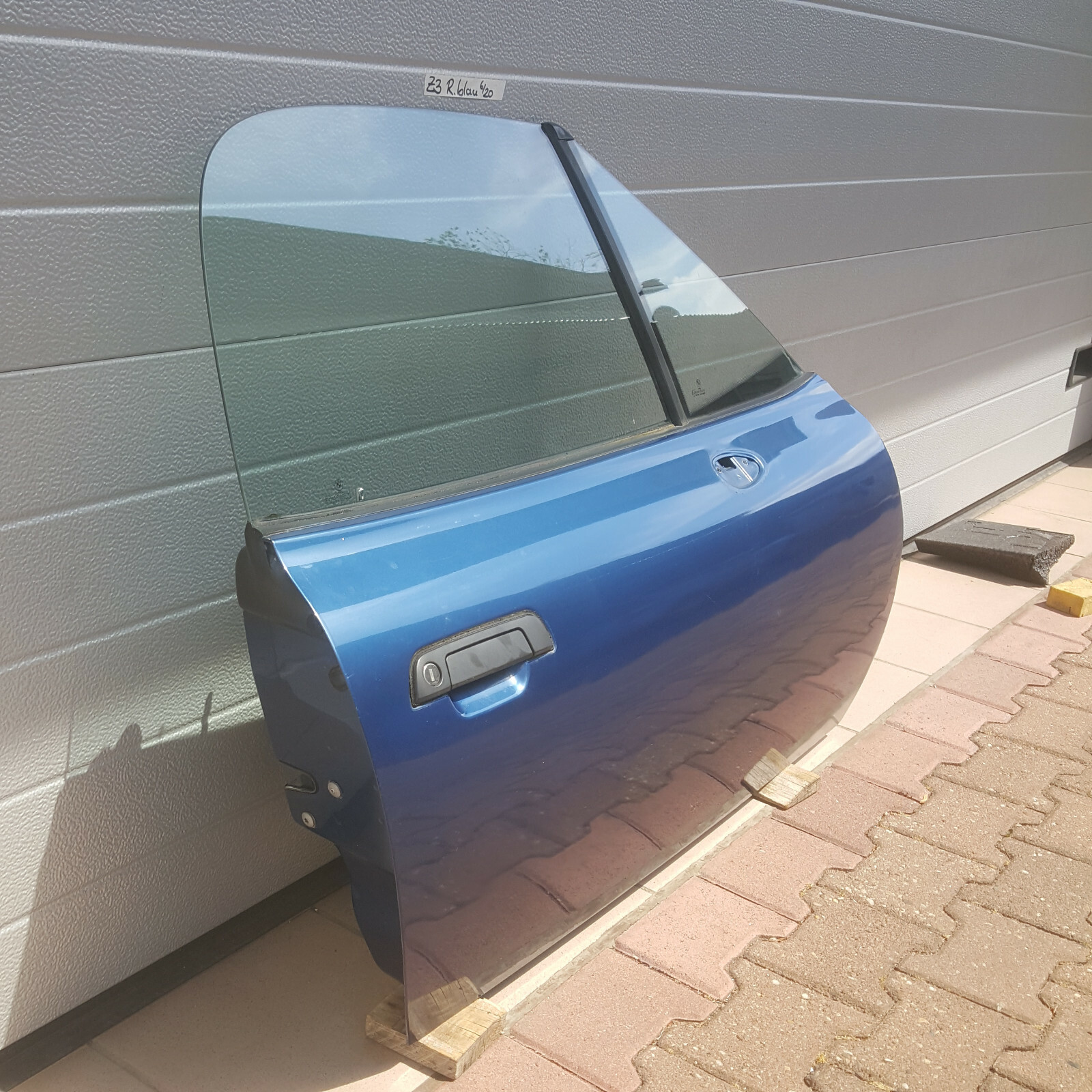 BMW Z3 Coupe + Roadster Beifahrer Tür RECHTS  Topas blau metallic ABHOLUNG 