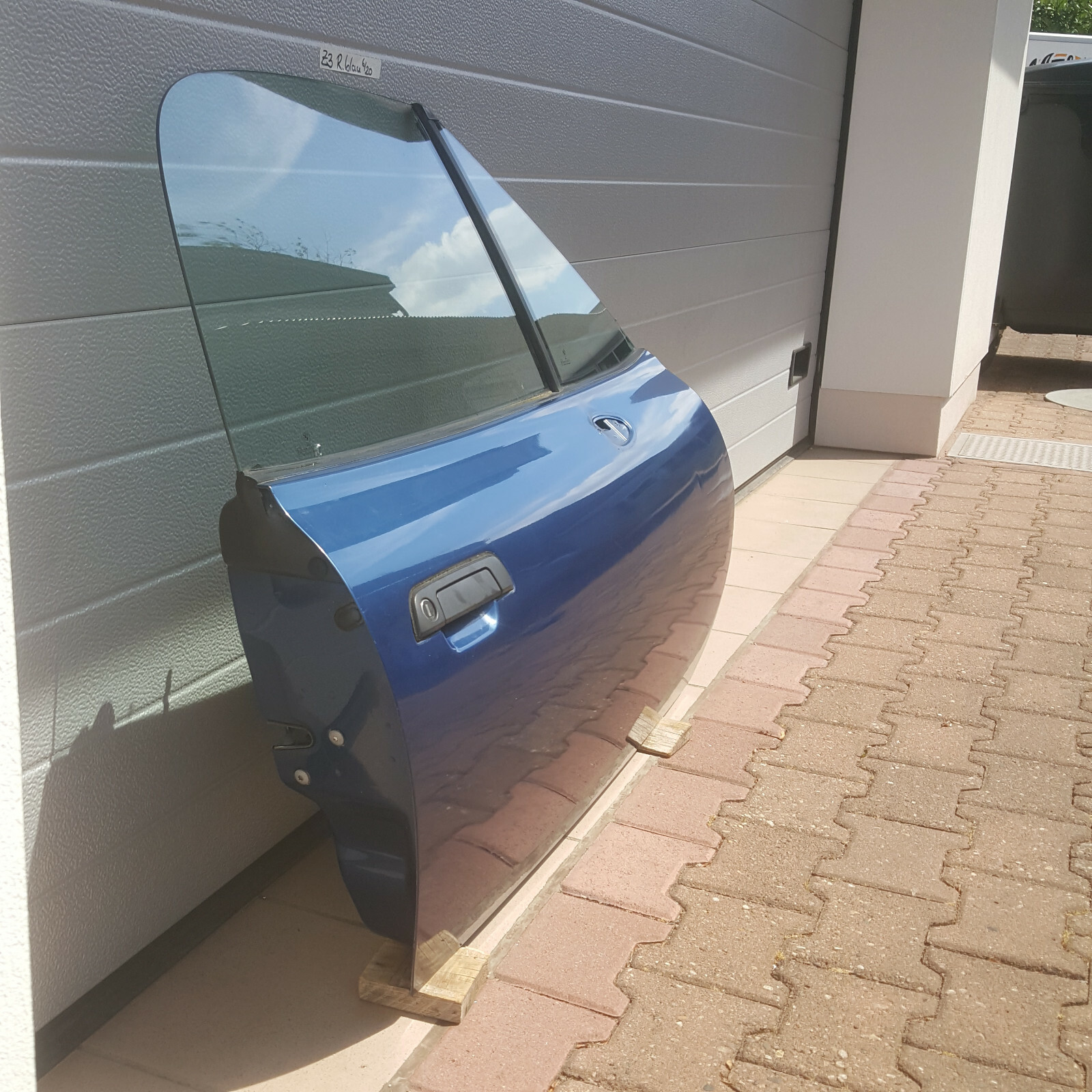 BMW Z3 Coupe + Roadster Beifahrer Tür RECHTS  Topas blau metallic ABHOLUNG 