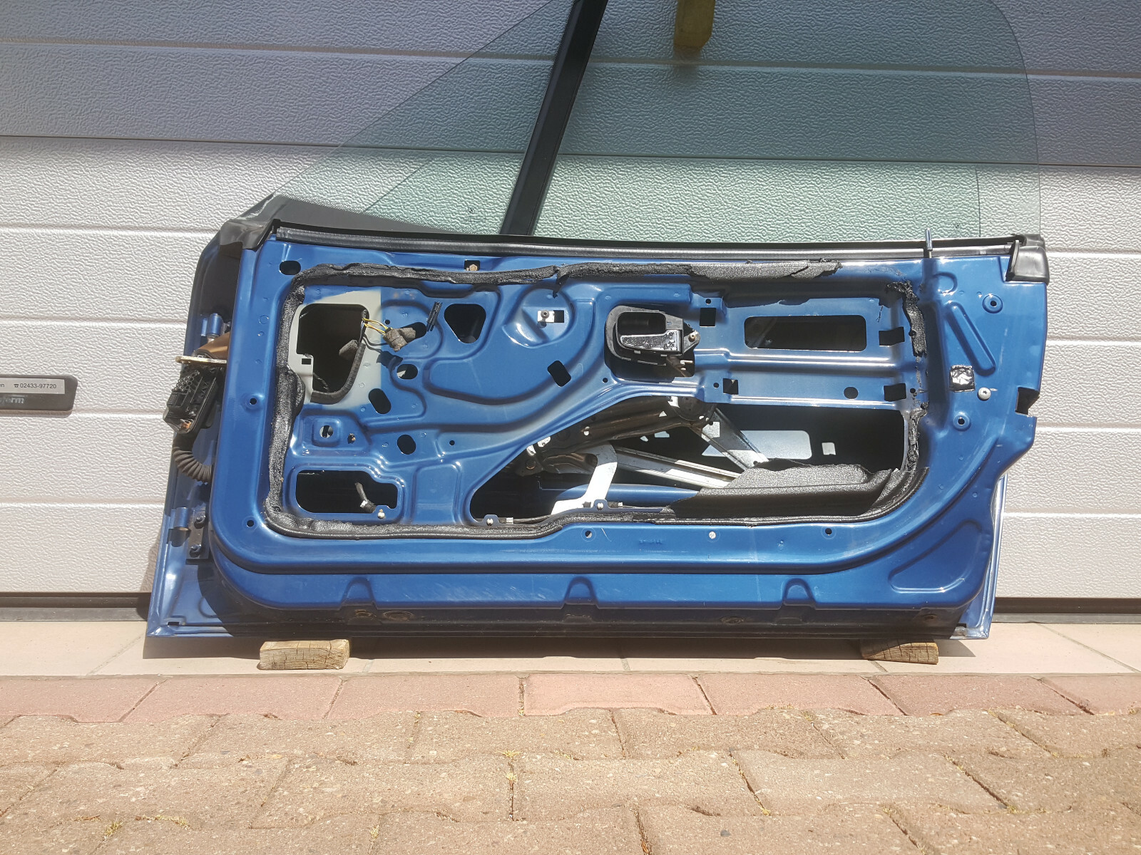 BMW Z3 Coupe + Roadster Beifahrer Tür RECHTS  Topas blau metallic ABHOLUNG 