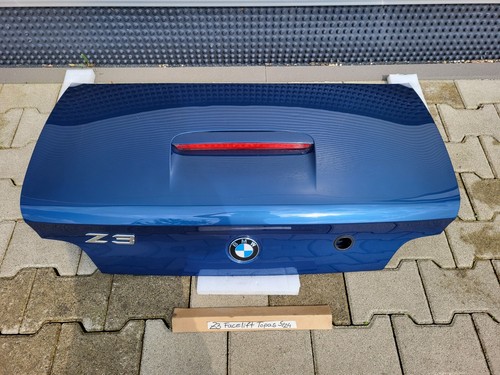 BMW Z3 Facelift Heckklappe Heckdeckel Kofferraum Deckel Topas blau ABHOLUNG  – Bild 2