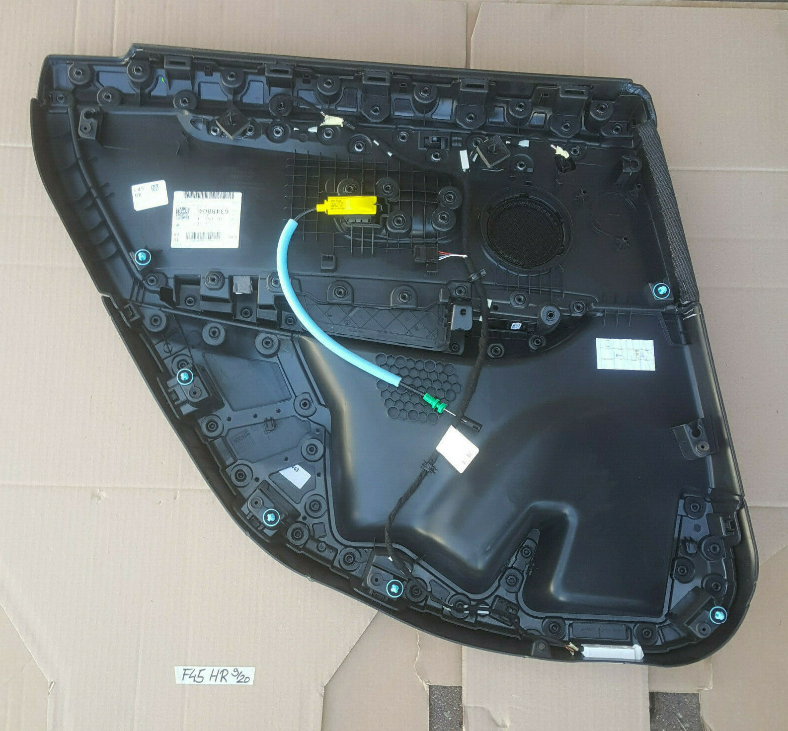 BMW F45 Tür Verkleidung HINTEN RECHTS Stoff Grid Anthrazit Lichtpaket ABHOLUNG  – Bild 2