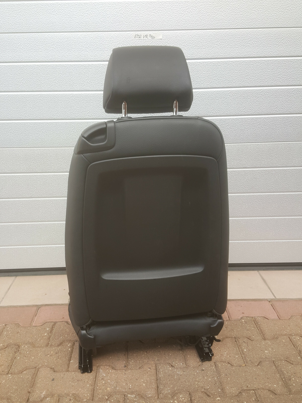 BMW E92 E93 Fahrer Sitz manuell Leder Dakota schwarz Gestell + Schiene + Airbag – Bild 7