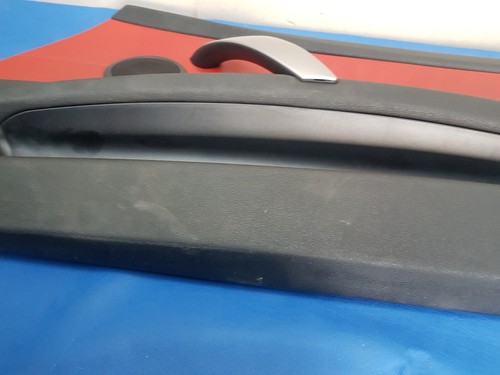 BMW Z4 E85 E86 Beifahrer Türverkleidung RECHTS Leder Oregon rot schwarz