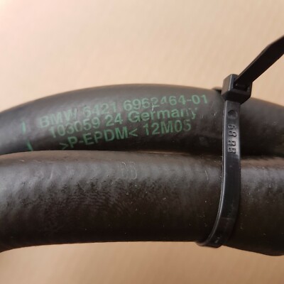 BMW Z4 E85 Kühlwasser Leitung Kühler Schlauch Motorvorlauf-Heizkörper 6962464 – Bild 2