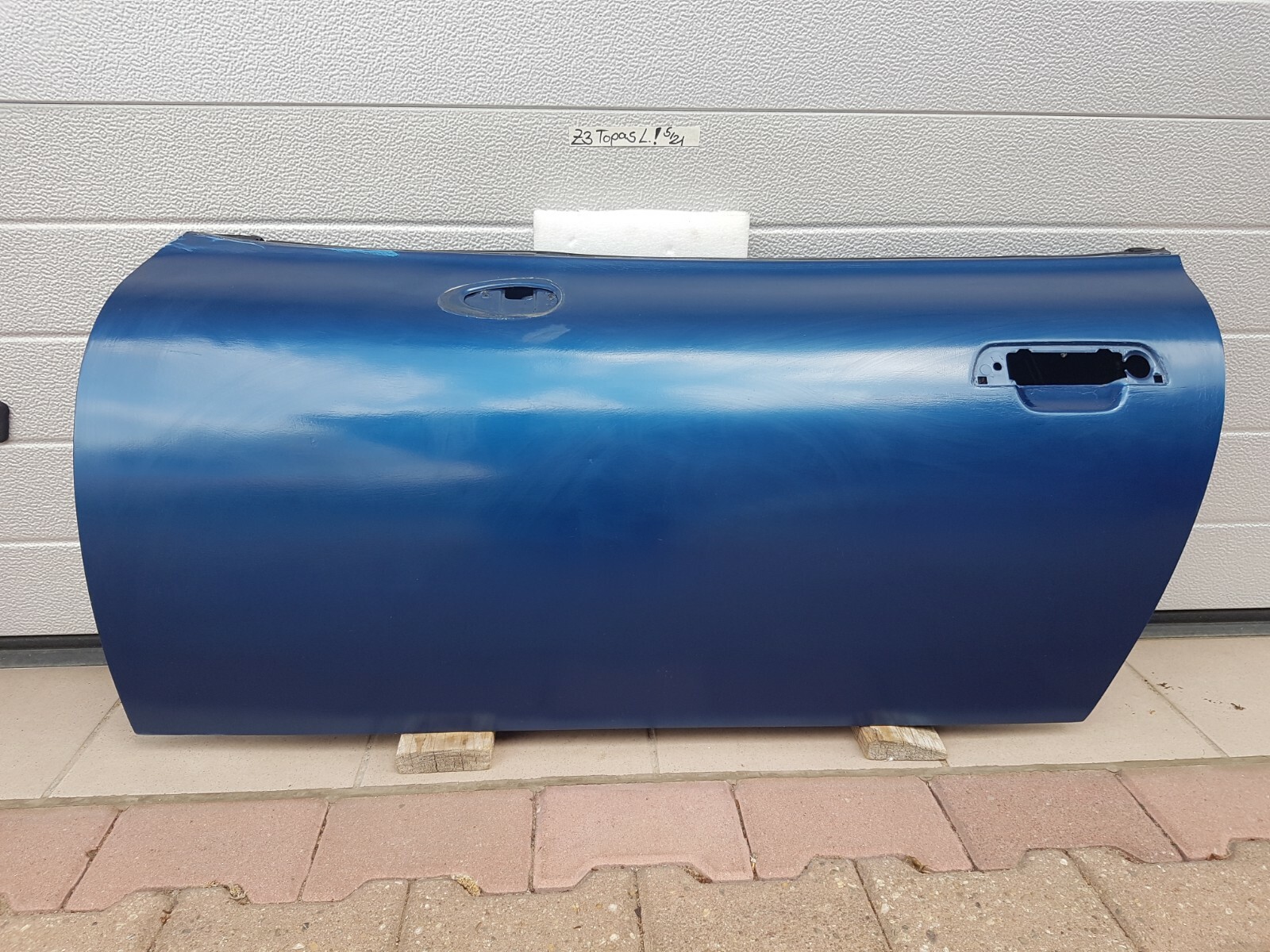 BMW Z3 Roadster Fahrer Tür LINKS Titan Silber Oder blau Beule Kratzer Lackschäde