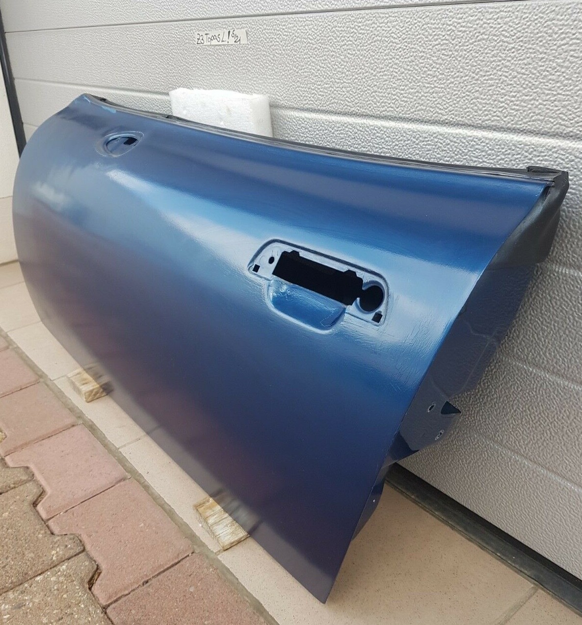 BMW Z3 Roadster Fahrer Tür LINKS Titan Silber Oder blau Beule Kratzer Lackschäde