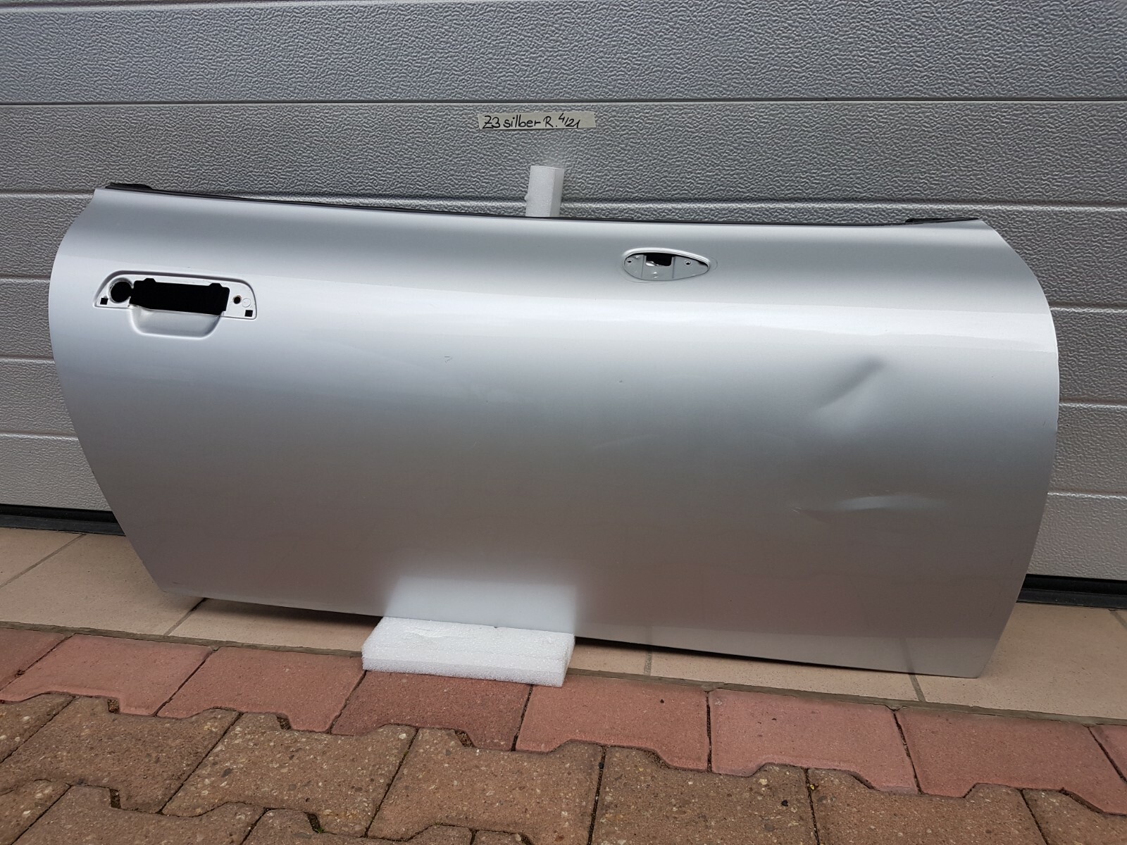 BMW  Z3 Coupe Roadster Beifahrer Tür RECHTS Titan Silber Metallic Beule