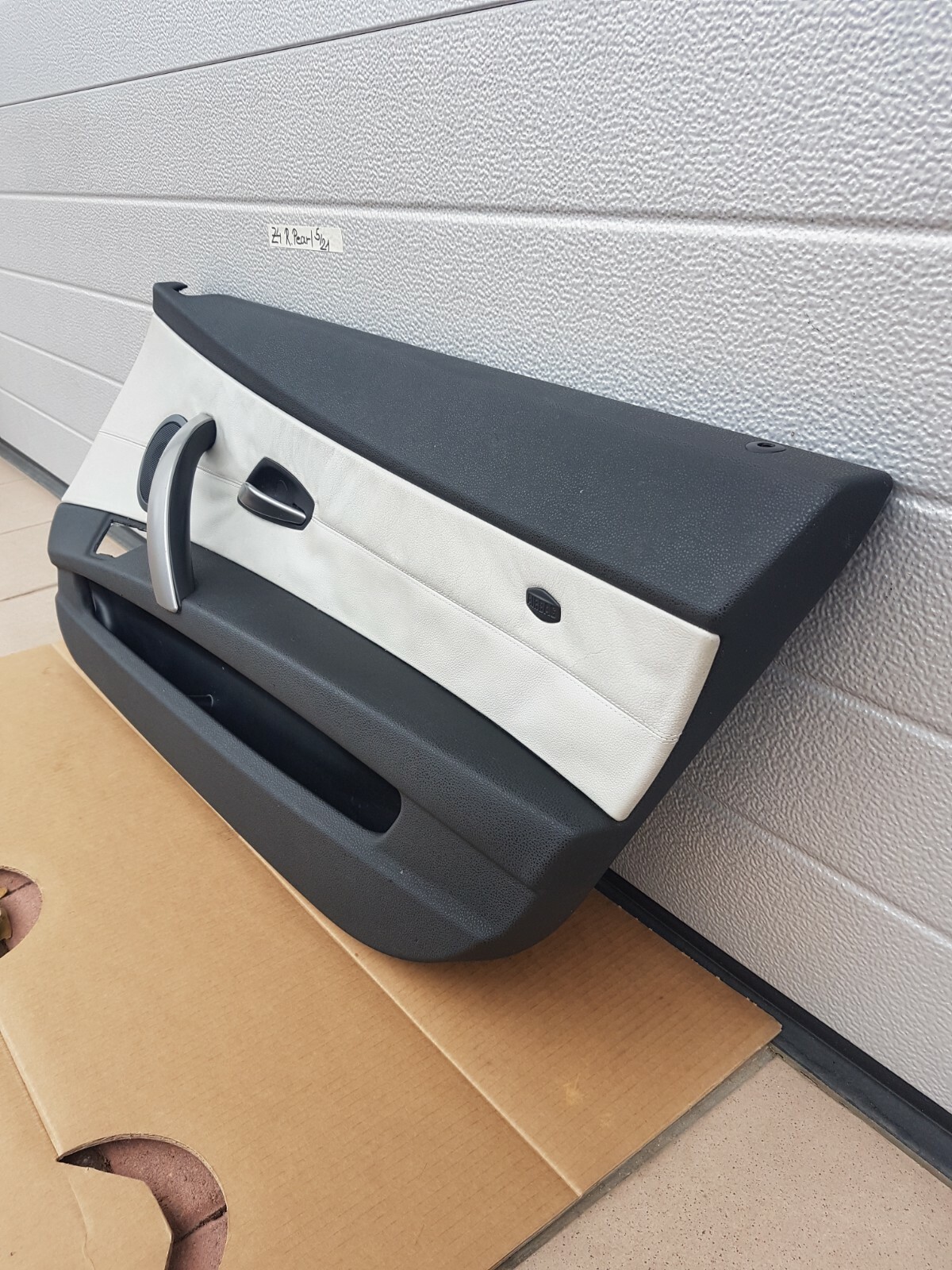 BMW Z4 E85 E86 Tür Verkleidung Türtafel Leder Pearl grau RECHTS Beifahrer Seite