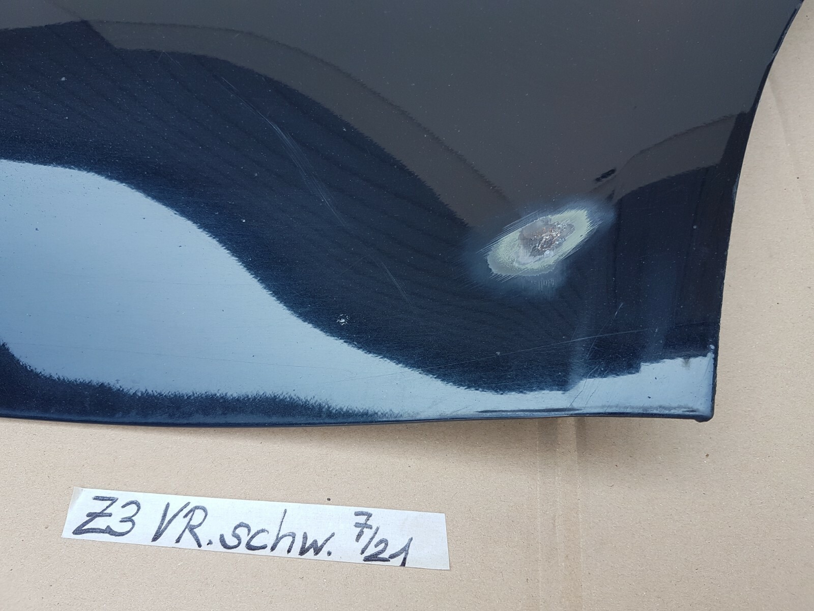 BMW Z3 Roadster Coupe Kotflügel Seitenwand  VORNE RECHTS Saphir schwarz metallic – Bild 4