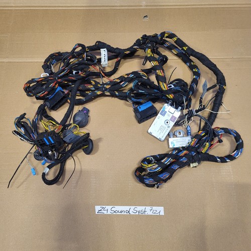 BMW Z4 E85 Radio Kabel Audio Kabelbaum Sound System 6916755 Endstufe Stecker  – Bild 1
