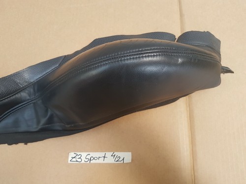 BMW Z3 Roadster Fahrer Sport Sitz Bezug Teil Stück Flicken Leder schwarz