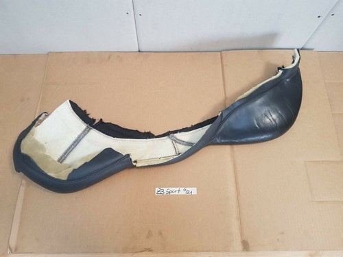 BMW Z3 Roadster Fahrer Sport Sitz Bezug Teil Stück Flicken Leder schwarz