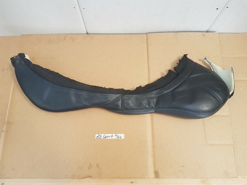 BMW Z3 Roadster Fahrer Sport Sitz Bezug Teil Stück Flicken Leder schwarz