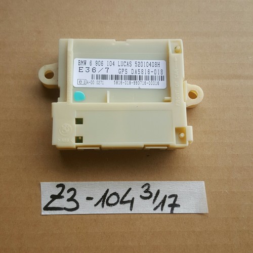 BMW E36 Z3 Funk Alarm Modul Funkinnenraumschutz Steuergerät Innenraum 6906104 