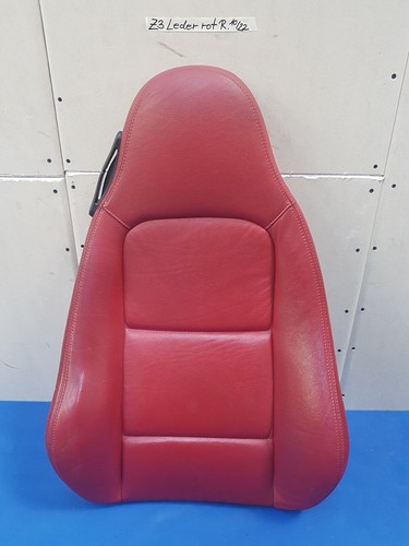 BMW Z3 Roadster + Coupe Bei Fahrer Sitz Oberteil Leder Snake rot Rückenlehne 