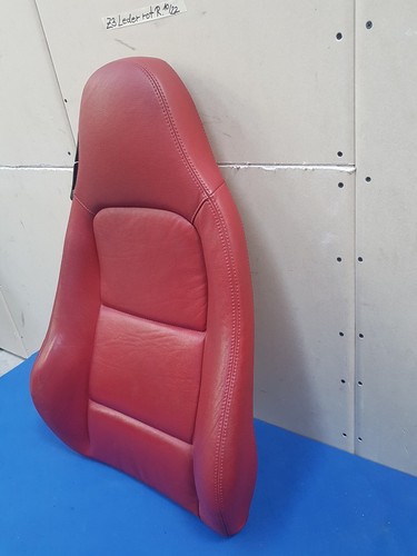 BMW Z3 Roadster + Coupe Bei Fahrer Sitz Oberteil Leder Snake rot Rückenlehne 