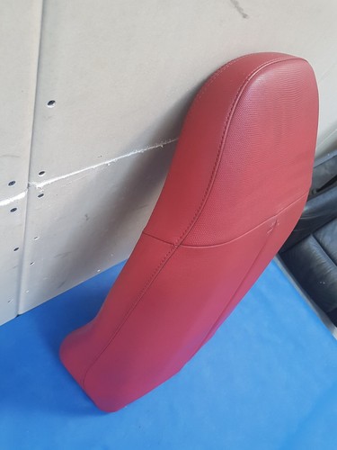 BMW Z3 Roadster + Coupe Bei Fahrer Sitz Oberteil Leder Snake rot Rückenlehne 