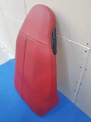 BMW Z3 Roadster + Coupe Bei Fahrer Sitz Oberteil Leder Snake rot Rückenlehne 