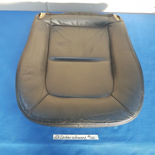 BMW Z3 Roadster + Coupe Fahrer Sitz Kissen Unterteil Leder schwarz black – Bild 1