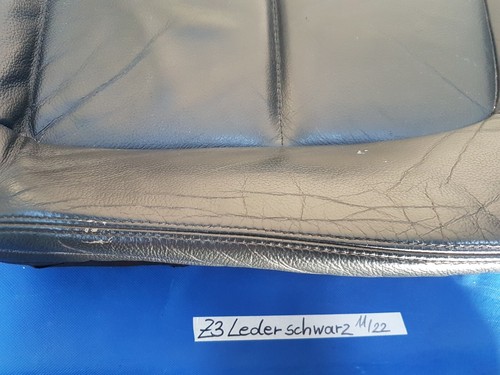 BMW Z3 Roadster + Coupe Fahrer Sitz Kissen Unterteil Leder schwarz black – Bild 4