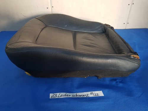 BMW Z3 Roadster + Coupe Fahrer Sitz Kissen Unterteil Leder schwarz black – Bild 5