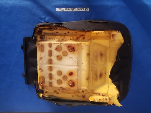 BMW Z3 Roadster + Coupe Fahrer Sitz Kissen Unterteil Leder schwarz black – Bild 6