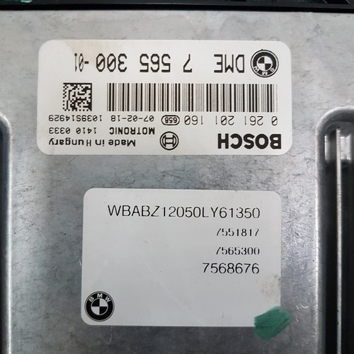 BMW Z4 E85 Motor Steuergerät DME Bosch 7568676 N46 Motor 2 Liter