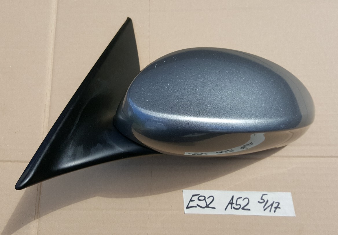 BMW E92 E93 Außen Seiten Spiegel 5 PIN LINKS space grau metallic A52   – Bild 1