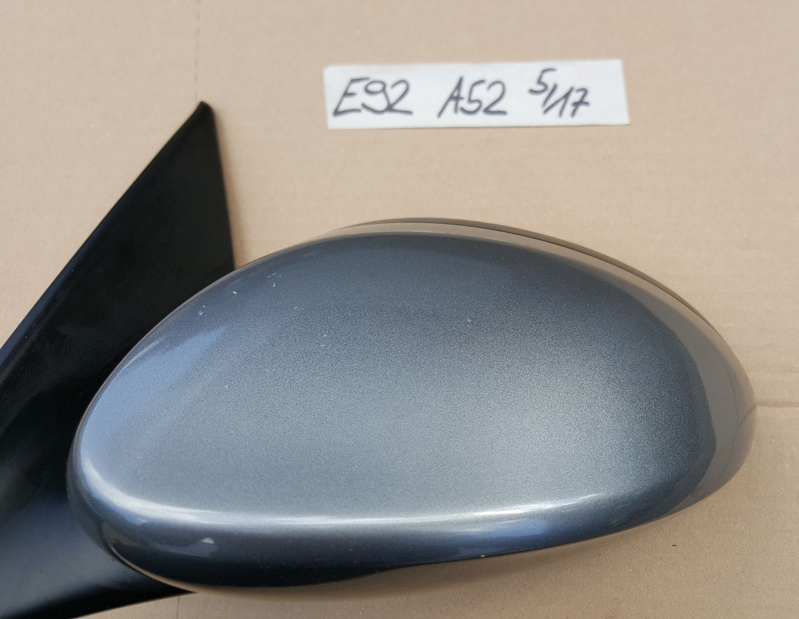 BMW E92 E93 Außen Seiten Spiegel 5 PIN LINKS space grau metallic A52   – Bild 4